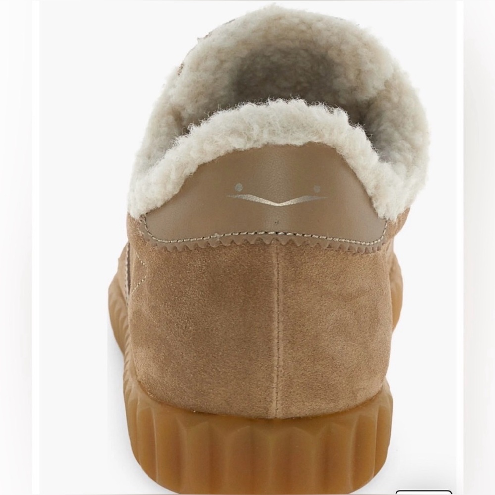 NWT VOILE BLANCHE INES Faux Shearling Sneaker in Light Beige - Picture 5 of 16